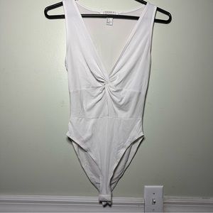 White Tank Bodysuit size small